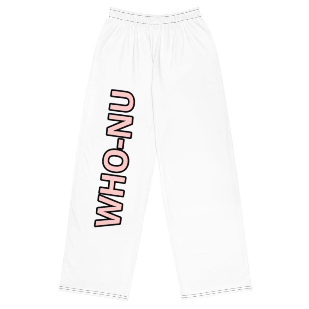 All-over print unisex wide-leg pants