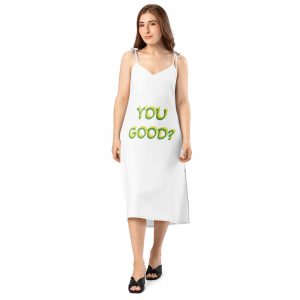 Tie-strap midi dress